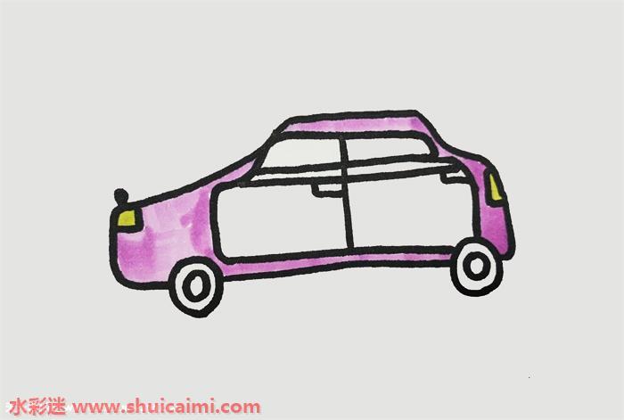 劳斯莱斯怎么画 劳斯莱斯简笔画图片大全带颜色