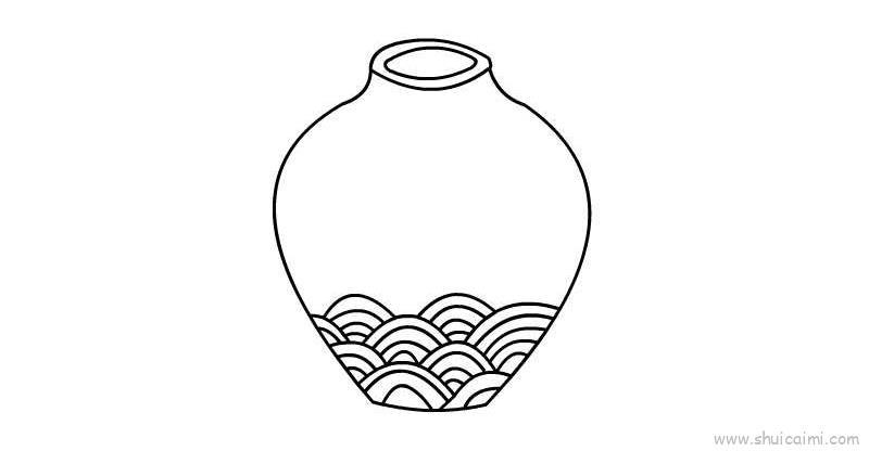 青花瓷儿童画怎么画 青花瓷简笔画好看