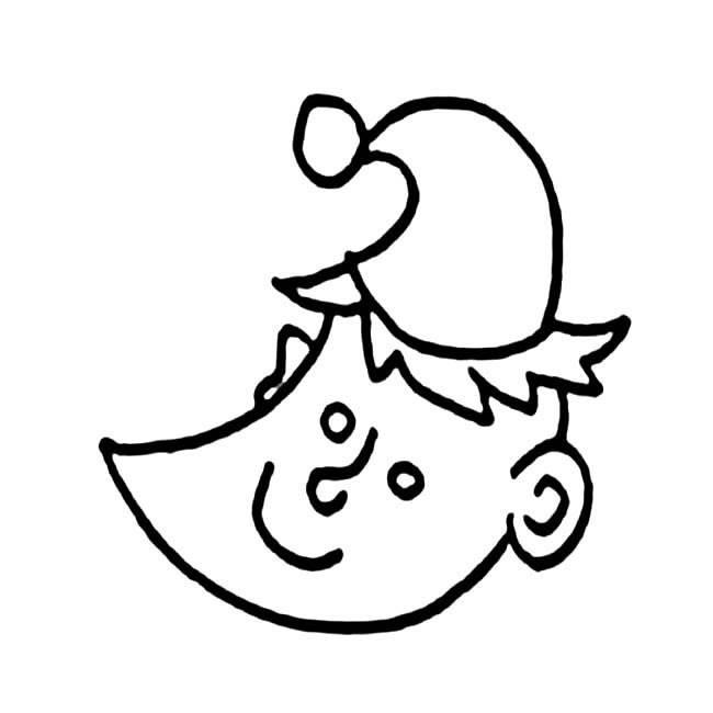 月亮的简笔画图片大全 月亮的简笔画图片大全可爱