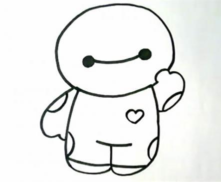 大白简笔画图片大全 大白简笔画图片大全可爱卡通