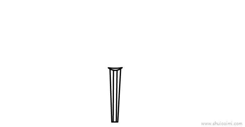 火炬儿童画怎么画 火炬简笔画顺序