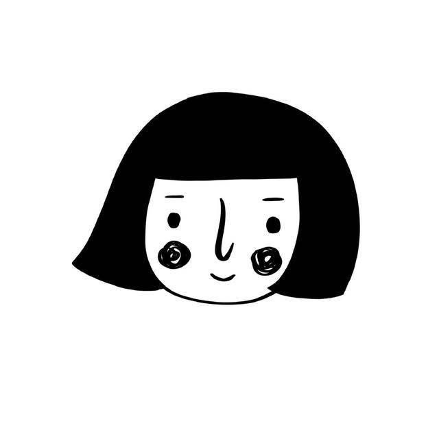 小女孩头像简笔画 小女孩头像简笔画图片大全可爱