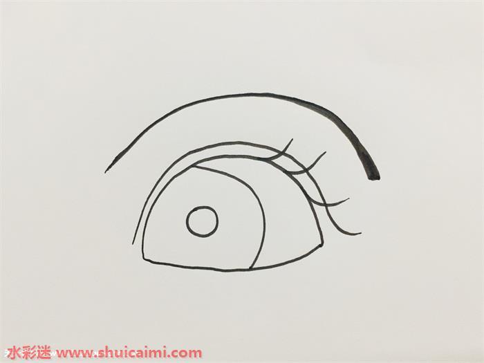 马克笔眼睛怎么画 眼睛简笔画步骤