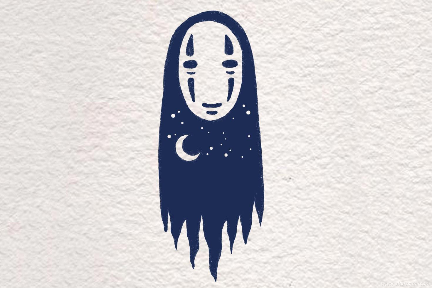 无脸男怎么画 无脸男简笔画简单又漂亮彩色