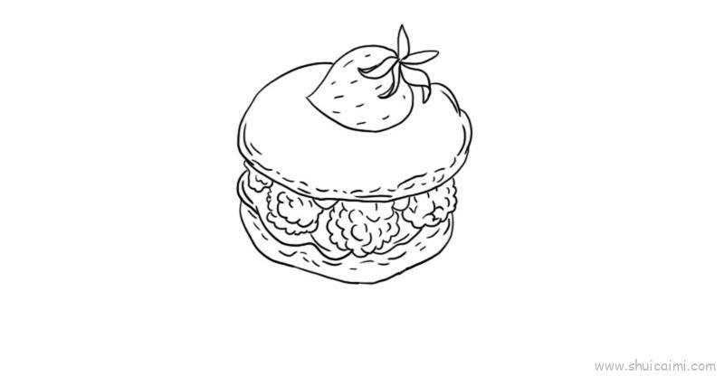 甜品儿童画怎么画 甜品简笔画简单又好看