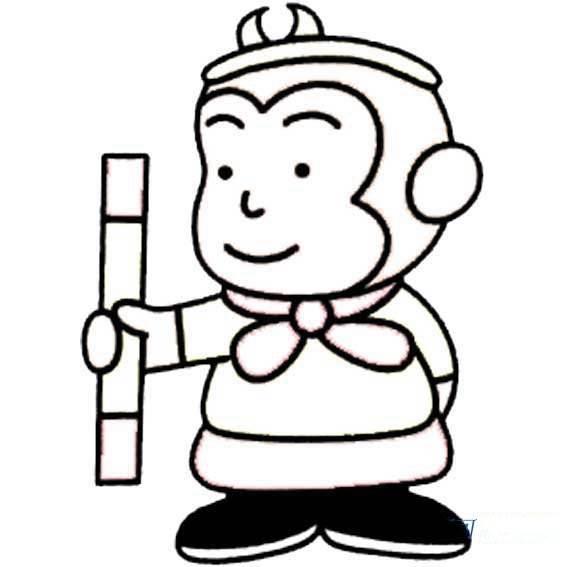 孙悟空的简笔画 孙悟空的简笔画简单