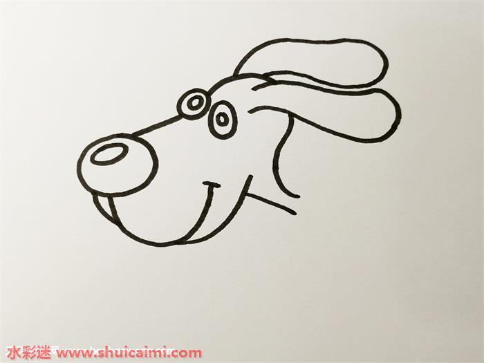 可爱斑点狗怎么画 可爱斑点狗简笔画简单彩色