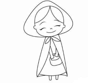 小红帽简笔画 小红帽简笔画简单又漂亮