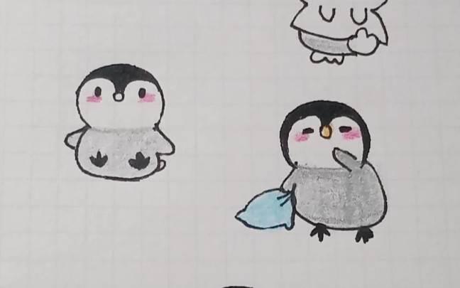 小企鹅简笔画图片大全 小企鹅简笔画图片大全彩色