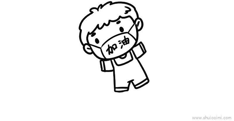 抗击肺炎儿童画儿童画怎么画 抗击肺炎儿童画简笔画图片大全