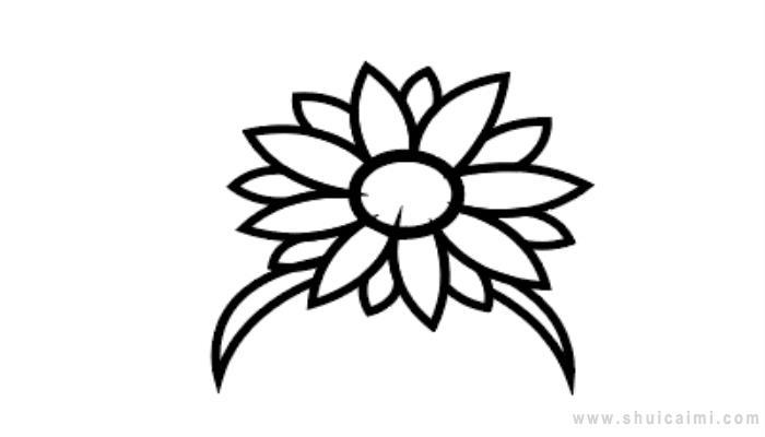 昙花简笔画怎么画 昙花简笔画步骤