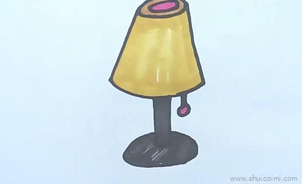 台灯儿童画怎么画 台灯简笔画好看