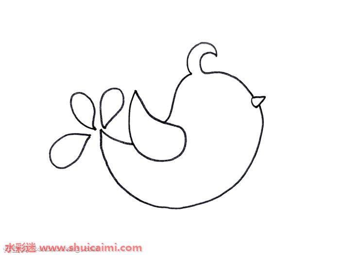 喜鹊怎么画 喜鹊简笔画画法