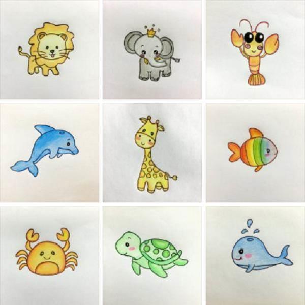 动物简笔画图片大全 动物简笔画图片大全简单