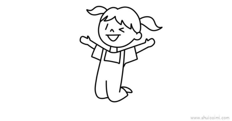 欢乐儿童画怎么画 欢乐简笔画好看