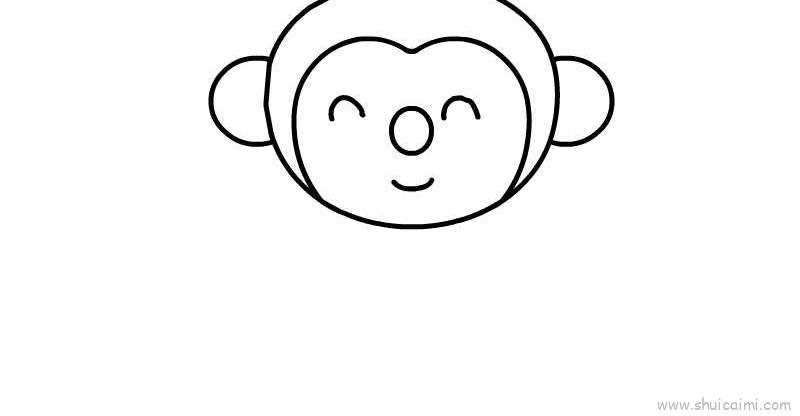 猴子儿童画怎么画 猴子简笔画画法