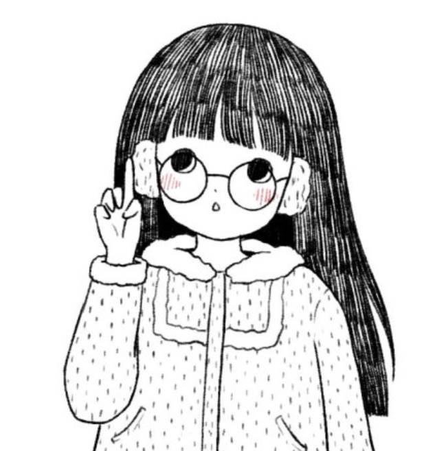 小女孩简笔画图片大全可爱 古风小女孩简笔画图片大全可爱