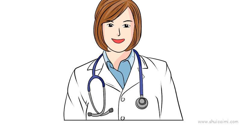 医生儿童画怎么画 医生简笔画图片大全