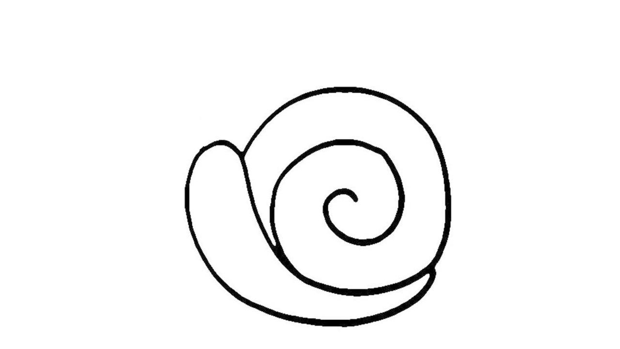 蜗牛的简笔画怎么画 蜗牛简笔画步骤
