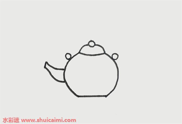 水壶怎么画 水壶简笔画漂亮彩色