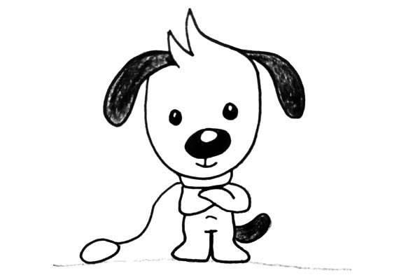 可爱小狗简笔画 可爱小狗简笔画怎么画