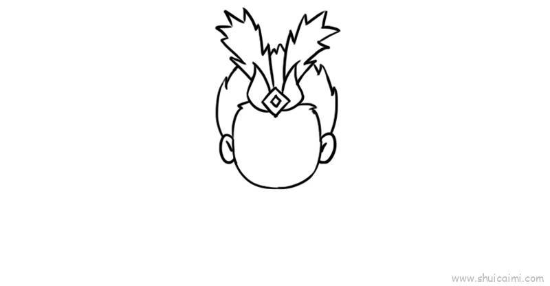 王者荣耀儿童画怎么画 王者荣耀简笔画图片