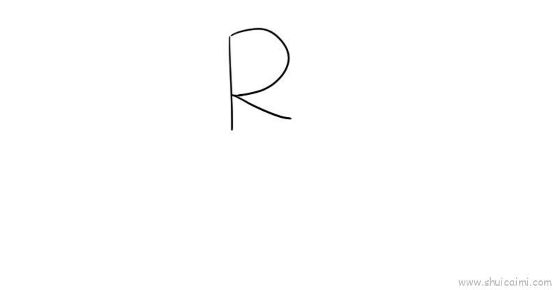 字母公鸡儿童画怎么画 字母公鸡简笔画图片大全