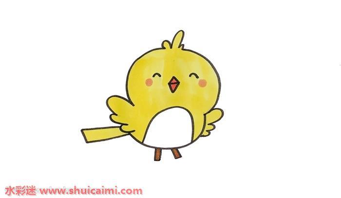 鸟怎么画 鸟简笔画简单彩色