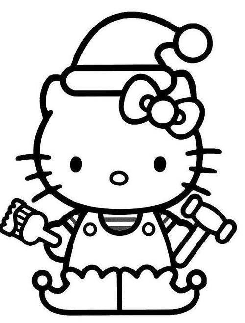 凯蒂猫简笔画图片大全 凯蒂猫简笔画图片大全hellokitty