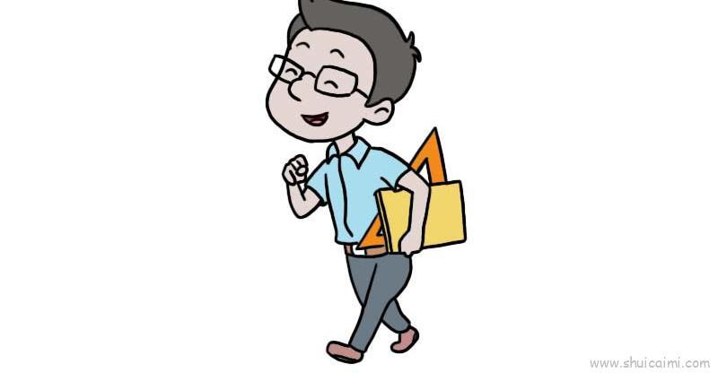 我的老师儿童画怎么画 我的老师简笔画简单
