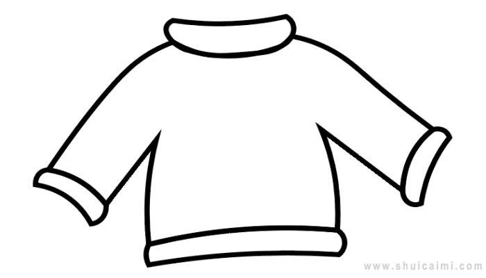 棉袄简笔画怎么画 棉袄简笔画步骤