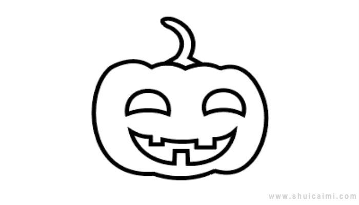 创意南瓜灯简笔画怎么画 创意南瓜灯简笔画步骤
