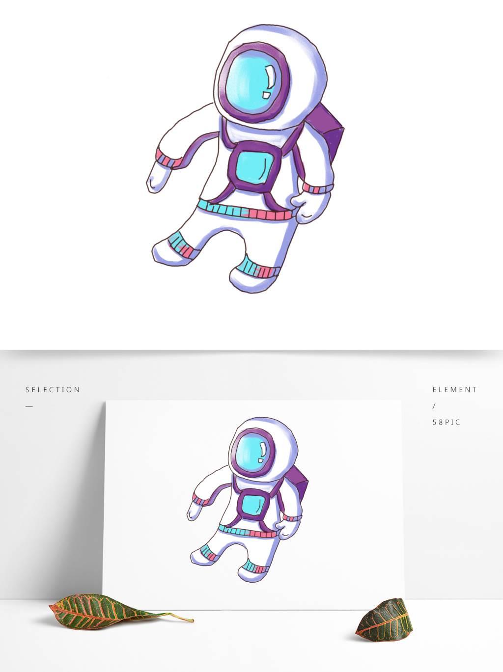 宇航员简笔画 宇航员简笔画太空人