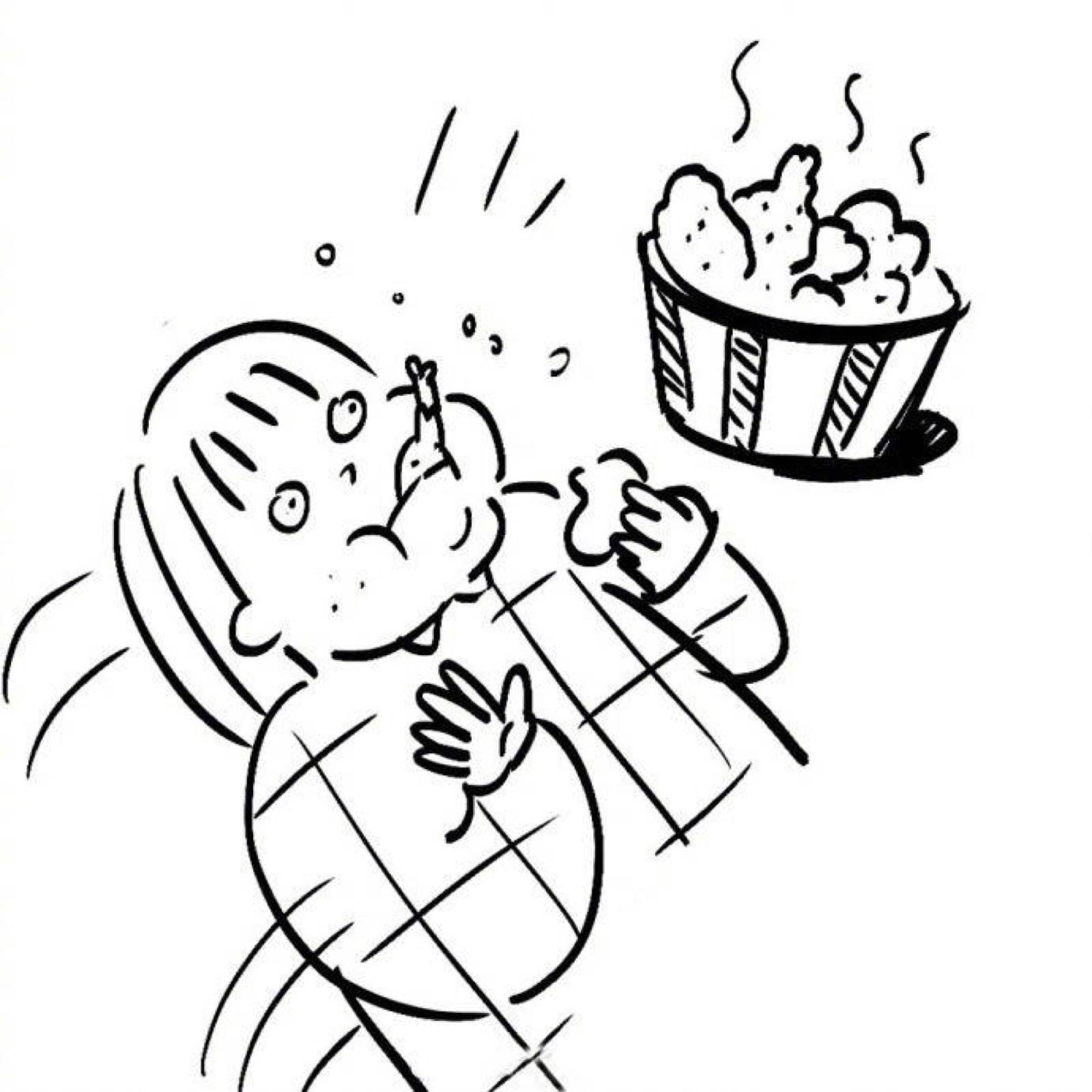 蒸糕简笔画简单 蒸糕的简笔画