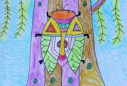 知了简笔画 知了简笔画图片