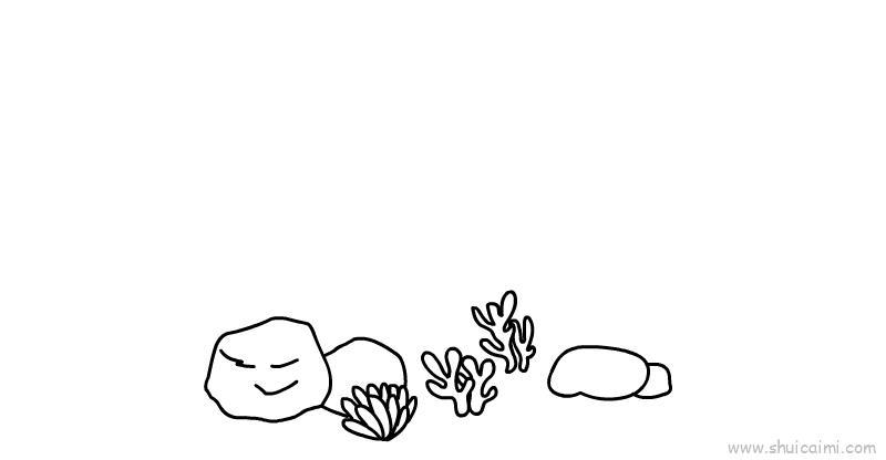 海底世界儿童画怎么画 海底世界简笔画好看