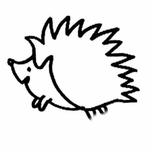 小刺猬简笔画 小刺猬简笔画幼儿