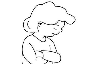 画妈妈简笔画最漂亮 画妈妈简笔画最漂亮全身彩色