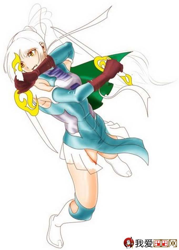 风格女斗士简笔画怎么画 风格女斗士简笔画简单又好看