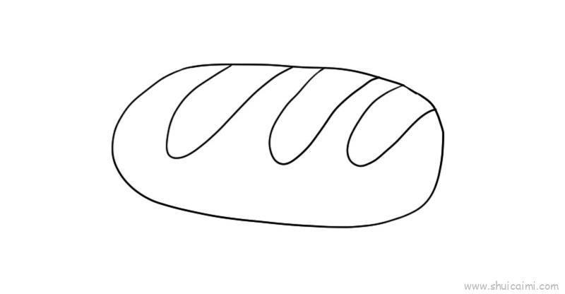 面包儿童画怎么画 面包简笔画图片大全
