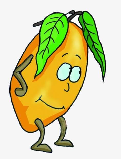 芒果简笔画 芒果简笔画简单可爱