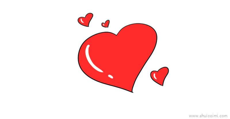爱心儿童画怎么画 爱心简笔画好看