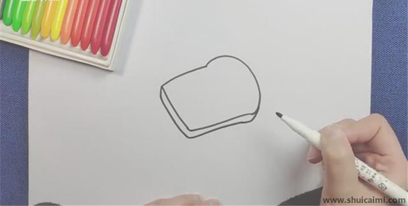 面包儿童简笔画怎么画 面包儿童画好看