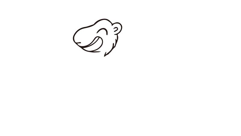 骆驼简笔画怎么画 骆驼简笔画步骤