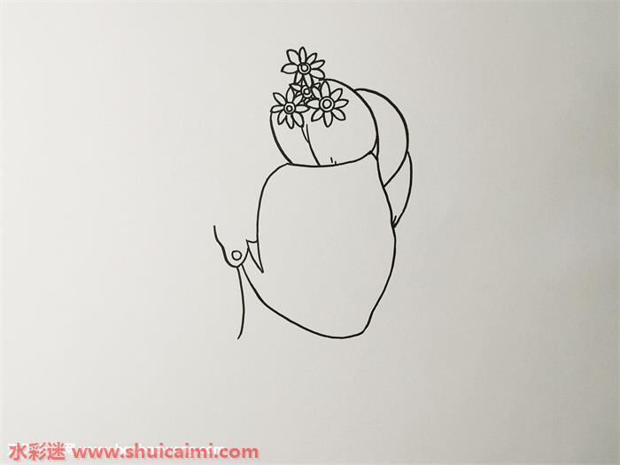 古风人物头发怎么画 古风人物头发简笔画画法