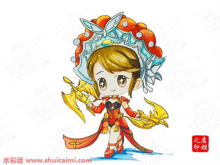 王者荣耀q版人物怎么画 王者荣耀q版人物简笔画步骤