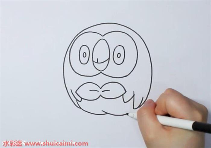 木木枭怎么画 木木枭简笔画漂亮