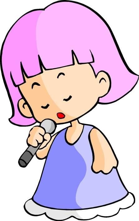 唱歌简笔画图片大全 唱歌简笔画图片大全可爱卡通