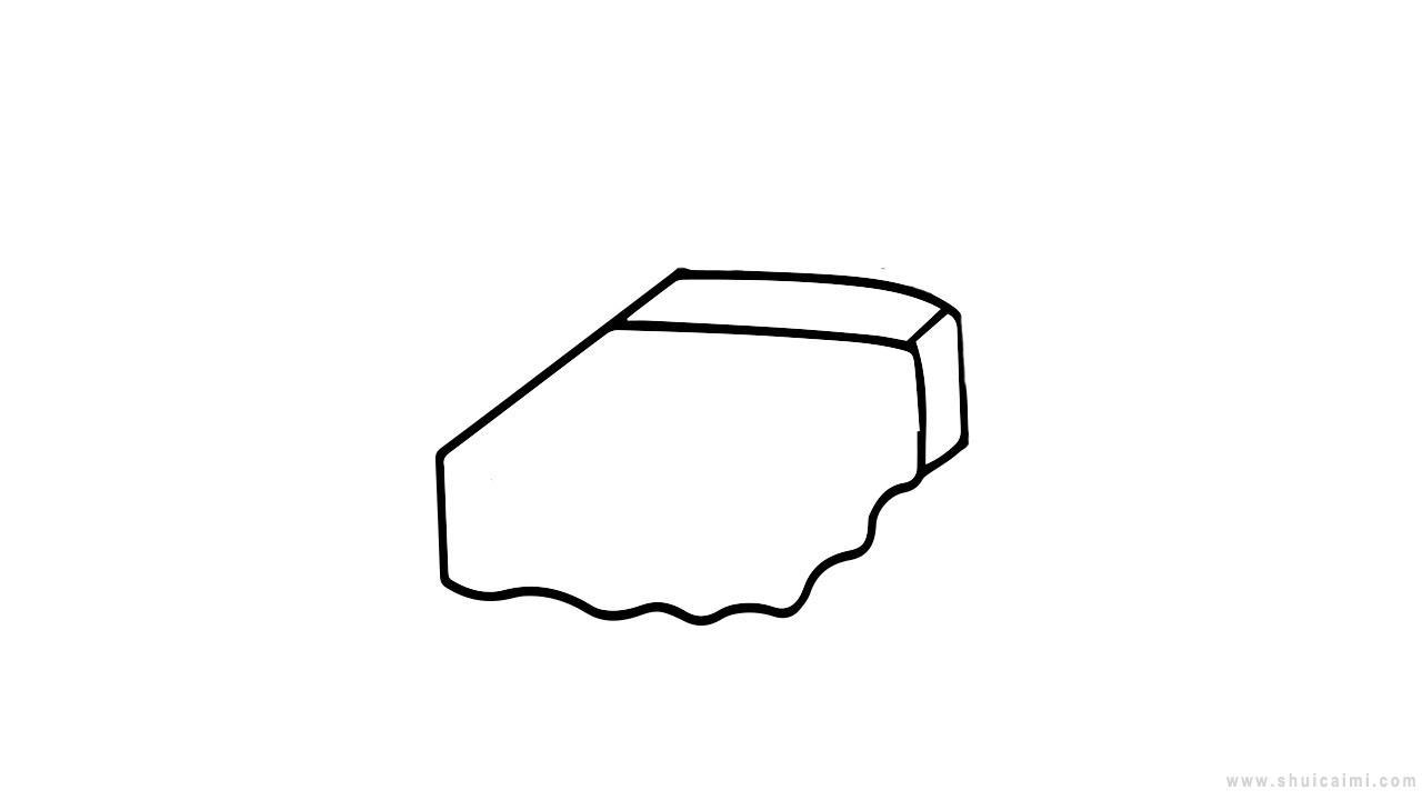 床简笔画怎么画 床简笔画简单