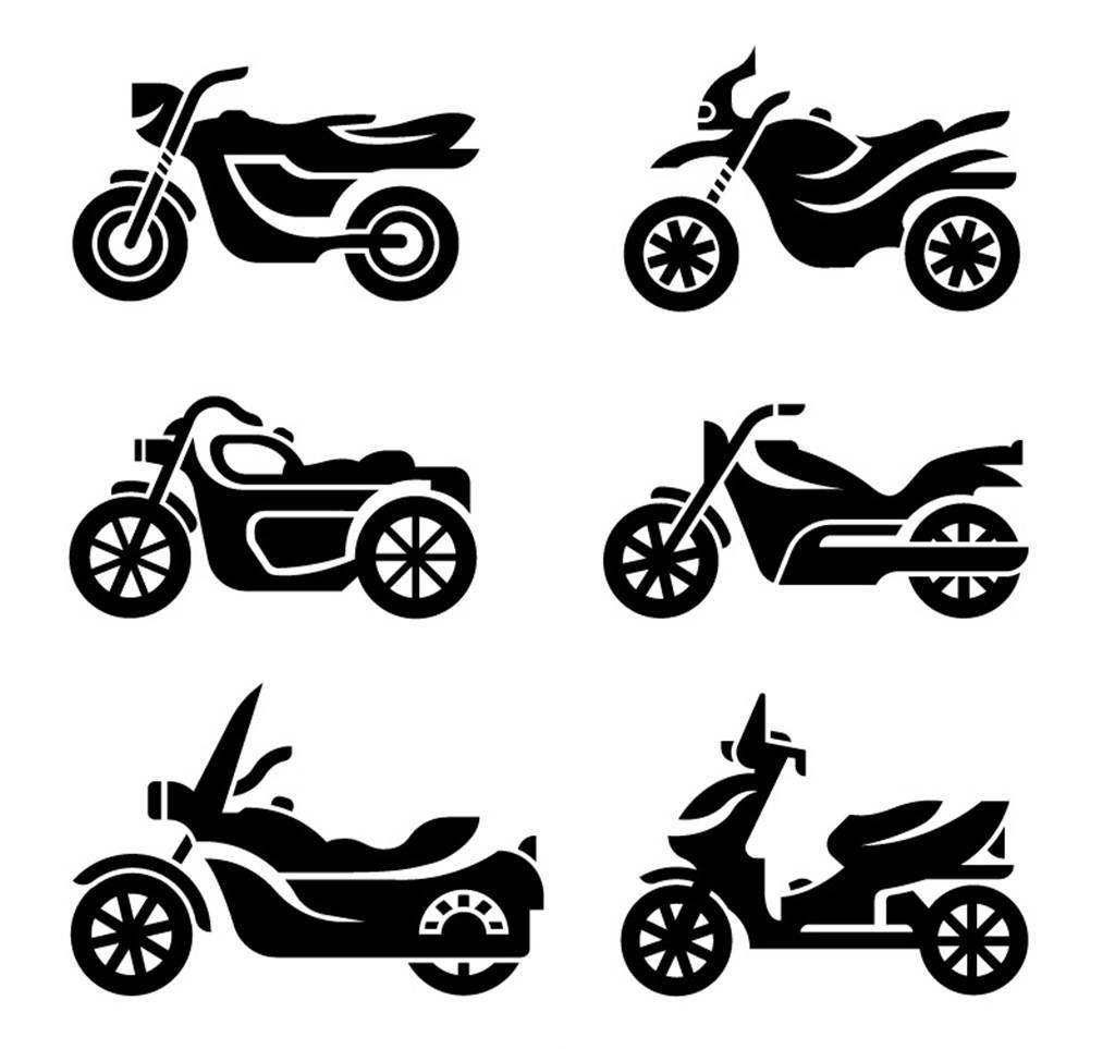 摩托车 简笔画摩托车简笔画帅气